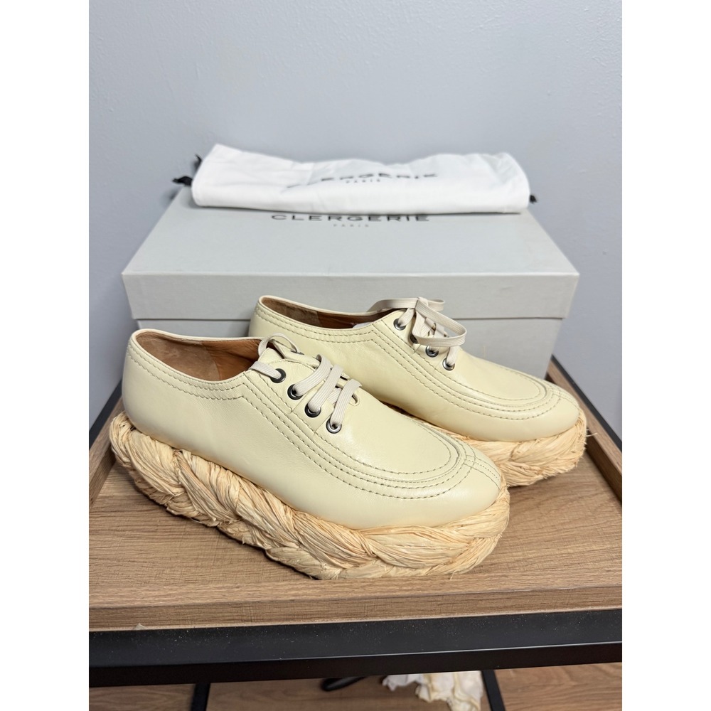 Clergerie Lozy Leather Derbies 6.5 EU 36.5‎